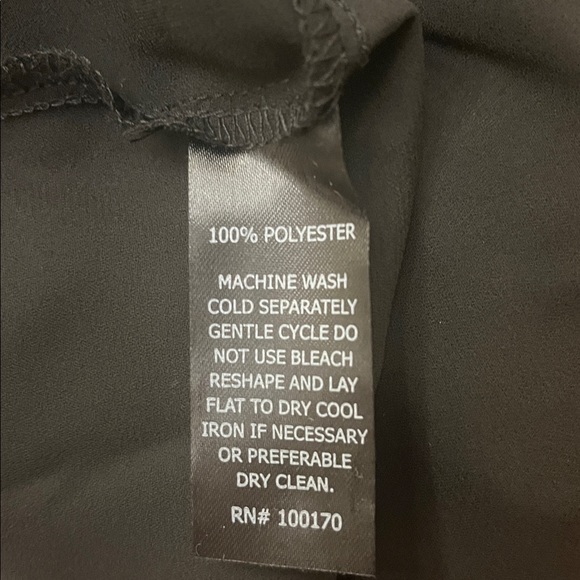 Willi Smith Black Halter Blouse - Picture 7 of 7